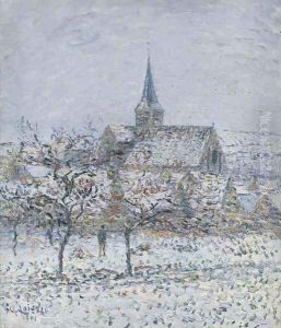 L'Eglise de Bennecourt by Gustave Loiseau