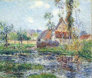 Hendreville sur l'Eure (Hendreville on the Eure) by Gustave Loiseau