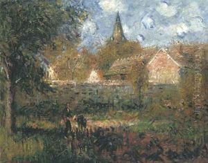 Le jardin du voisin by Gustave Loiseau