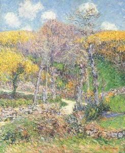 Paysage de Bretagne, Pont-Aven by Gustave Loiseau