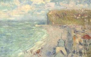 La plage de Fecamp by Gustave Loiseau