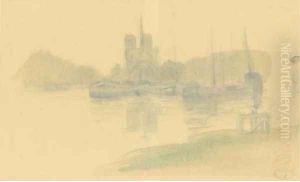 Notre Dame by Gustave Loiseau