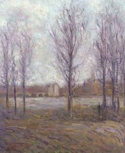 Vue du pont de Moret-sur-Loing by Gustave Loiseau