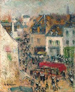 Rue a Pont-Aven, Finistere by Gustave Loiseau