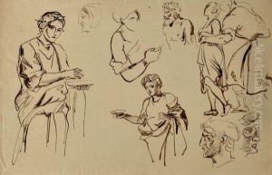 Etude De Figures A L'antique