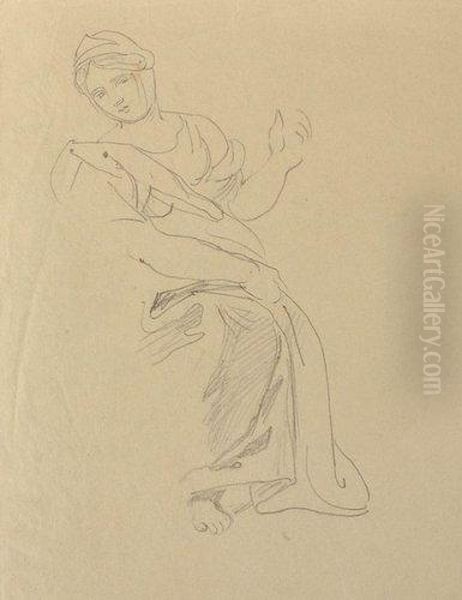 Etude De Figure A L'antique - view 1
