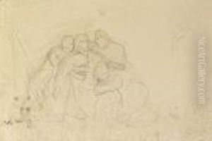 Etude Pour La Mort De Goethe Pour La Gravure ?, Reprise De La
Figure De Goethe by Eugene Delacroix