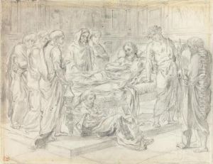 Les Derniers Paroles De L'empereur Marc Aurele Or The Death Ofmarcus Aurelius by Eugene Delacroix
