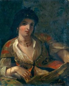 Femme D'alger Dans Un Interieur