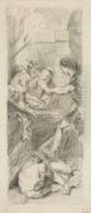 Judith Mit Dem Haupt Des Holofernes by Eugene Delacroix