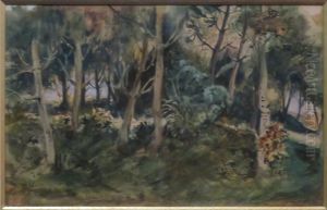 Sous-bois by Eugene Delacroix