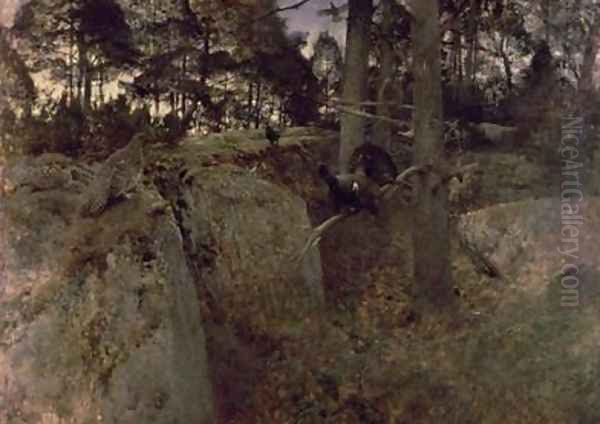 The Mating of the Capercaillies 1888 - view 1