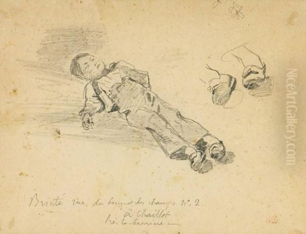Enfant Couche Et Reprise Du Sabot - view 1