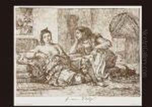 Women In Algers by Eugene Delacroix