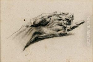 Etude De Main by Eugene Delacroix