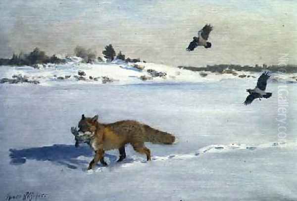 Fox in a Winter Landscape - view 1