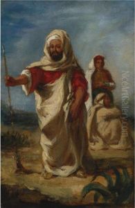 Moroccan Chieftain by Eugene Delacroix
