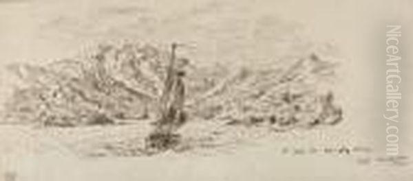 Un Bateau A Voiles Au Large De L'ile De Nuku Hiva - view 1