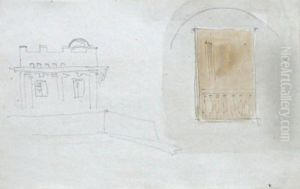Maison A Deux Fenetres by Eugene Delacroix