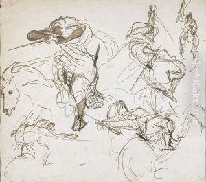 Fantasia by Eugene Delacroix