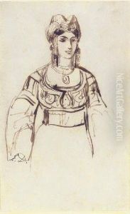 La Juive Du Maroc by Eugene Delacroix