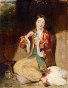Orientalische Schonheit by Eugene Delacroix