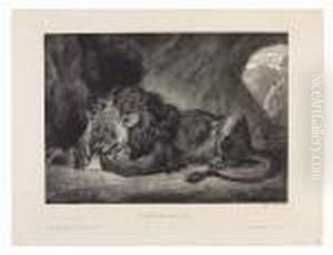 Lion D'atlas by Eugene Delacroix