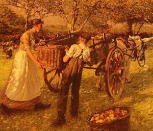 A Sussex Orchard by Henry Herbert La Thangue