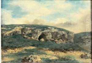Rochers by Eugene Delacroix