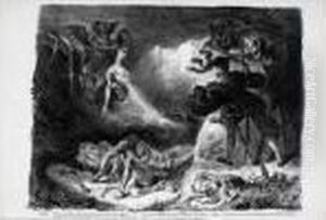 Planches Pour Faust, Tragedie De M. De Goethe. A Paris, Chez Ch. Motte, Editeur, 1828.