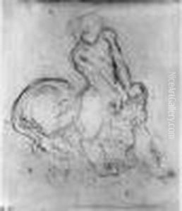 22,5 X 19 Cm. by Eugene Delacroix
