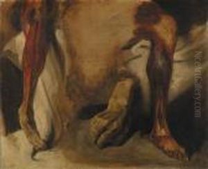 A Severed Hand And Two Corchs Of A Leg