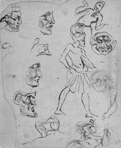 Delacroix, F.-v.-e. by Eugene Delacroix