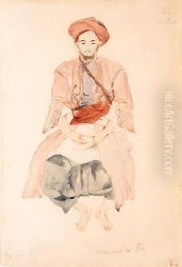 Marchand De Fez by Eugene Delacroix