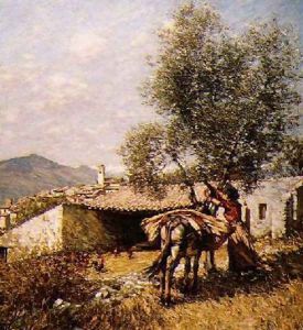 The Donkey by Henry Herbert La Thangue