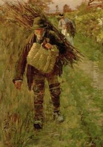 The Woodman by Henry Herbert La Thangue