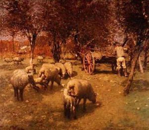 The Month of March by Henry Herbert La Thangue
