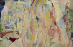 La Ville De Paris, Esquisse by Robert Delaunay