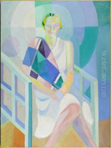 Portrait De Madame Heim by Robert Delaunay