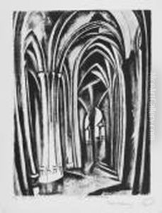 Saint-severin by Robert Delaunay