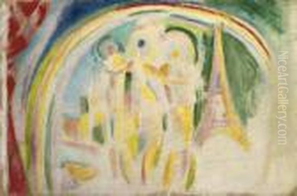 Les Trois Graces, Etude Pour 'la Ville De Paris' - view 1