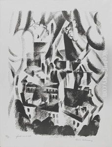 La Fenetre Sur La Ville (loyer-perussaux 4) by Robert Delaunay