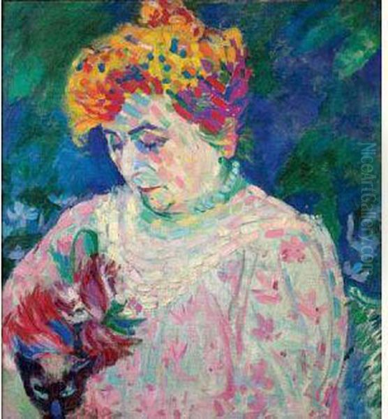 Portrait De Madame Henri Carlier, Vers 1906 - view 1
