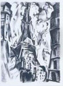 La Tour (loyer / Perussaux 3) by Robert Delaunay