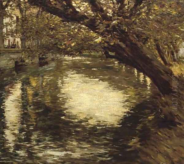 The Trout Stream, Provence - view 1