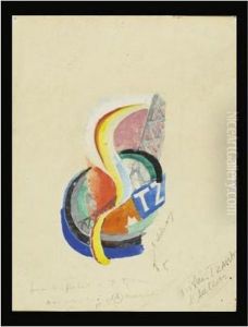 Tristan Tzara, L'auteur by Robert Delaunay
