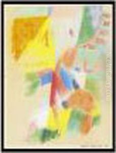 Etude Pour 'l'equipe De Cardiff' by Robert Delaunay