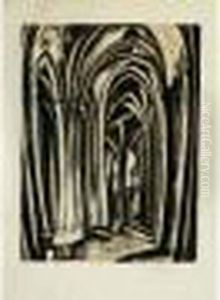 Saint-severin. Vers 1923-1925. by Robert Delaunay