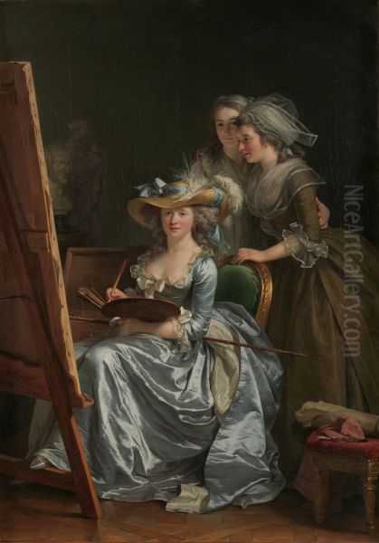 Portrait of Madame Labille-Guyard and Her Pupils - view 1