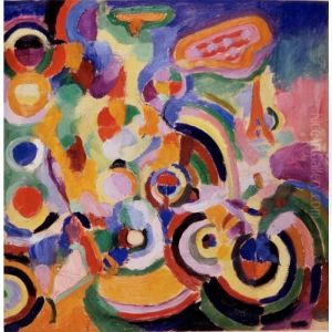 Hommage A Bleriot (esquisse) by Robert Delaunay